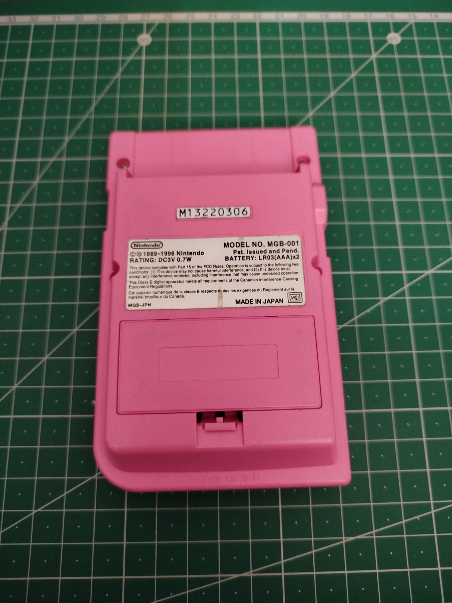 Game boy pocket rosa ecrã ips