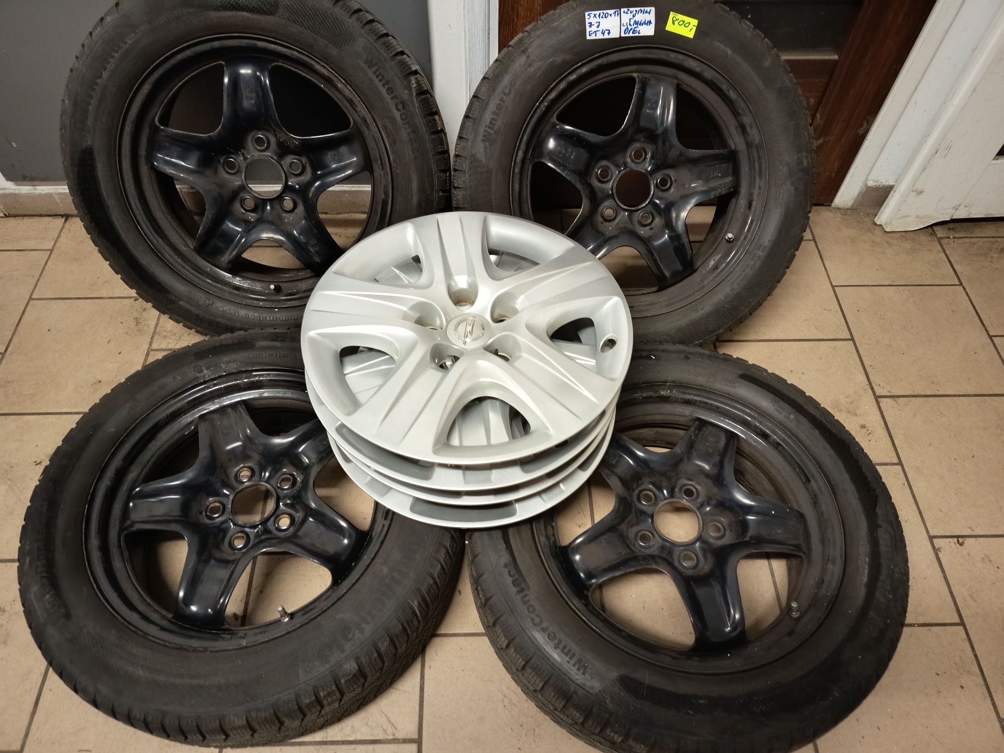 Felgi struktura Opel Czujniki ciśnienia 5x120x17/Montaż Wysyłka 25zł
