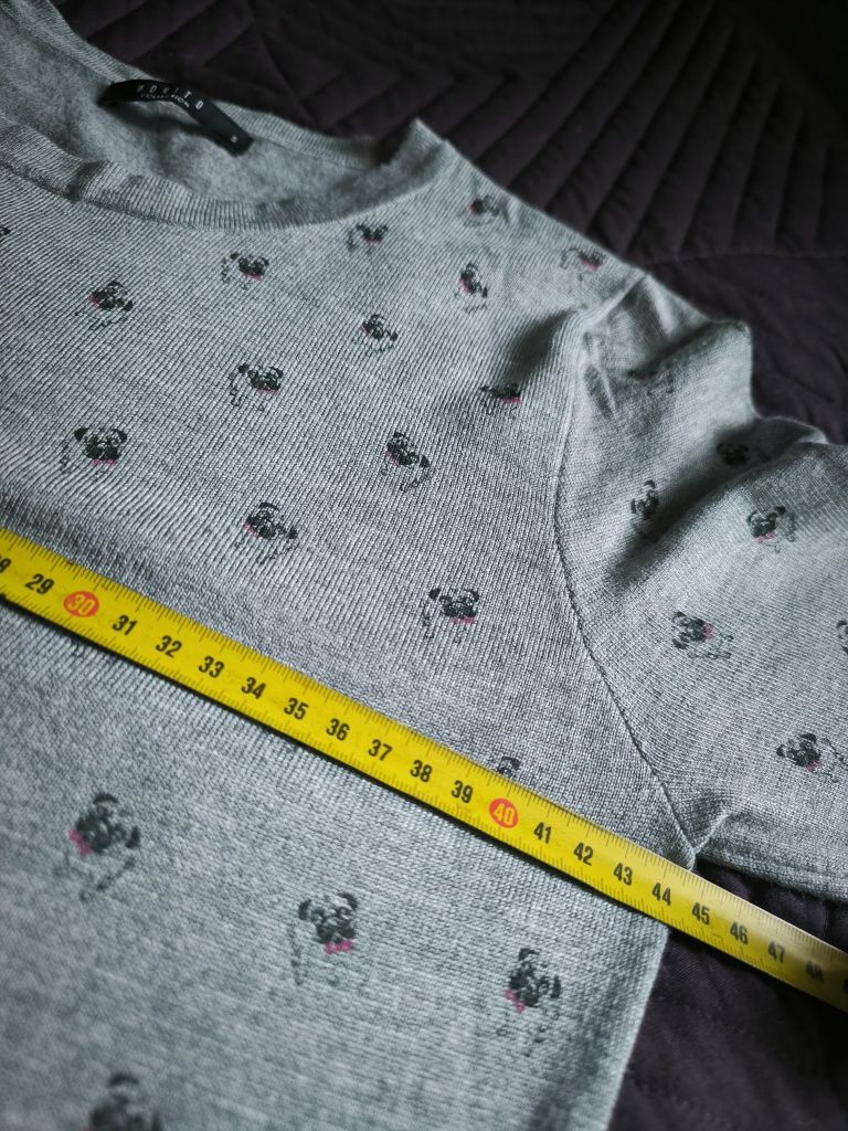 Sweter mohito wiskoza szary s