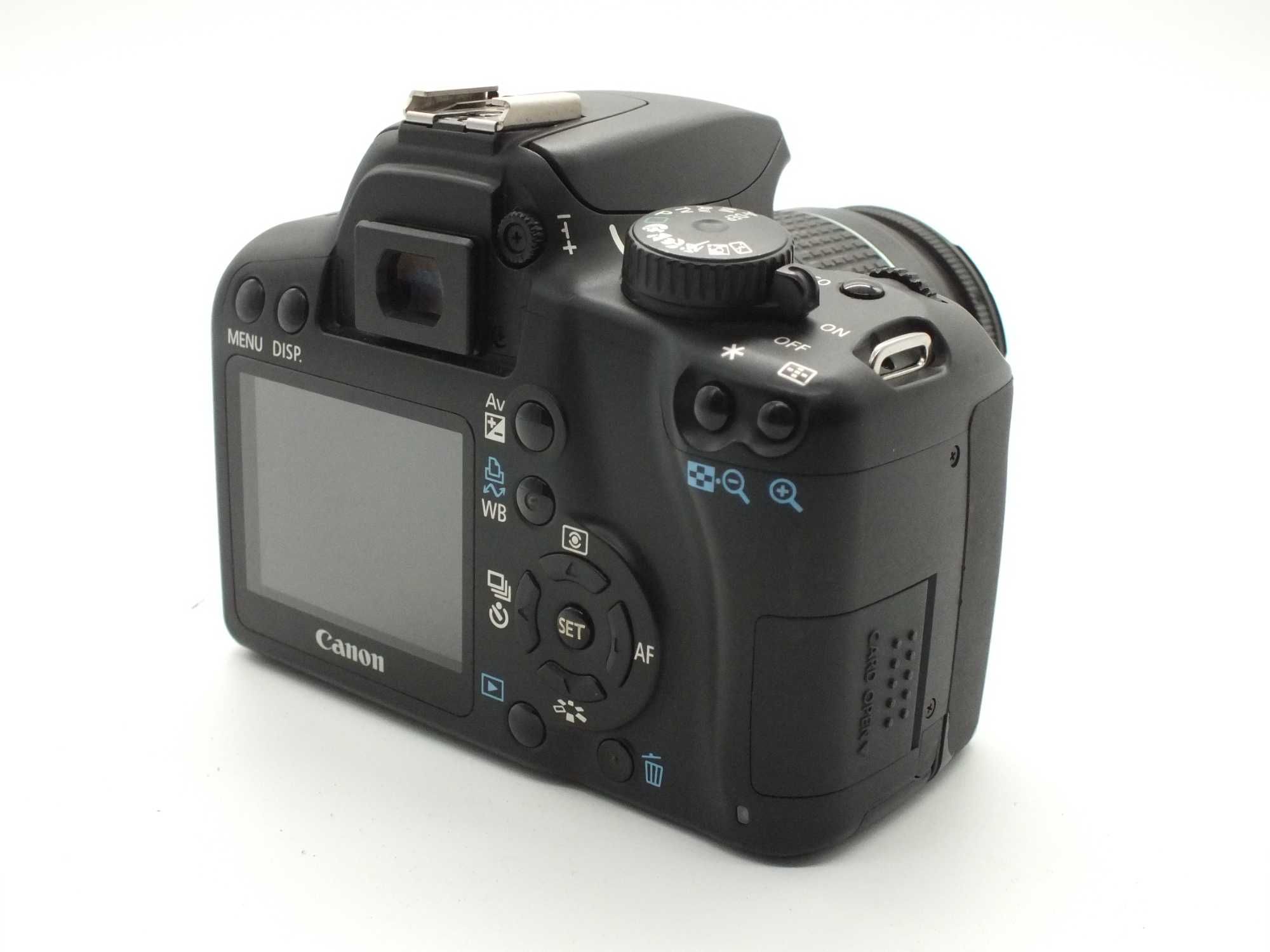 Canon 1000d plus obiektyw canon 28-80mm, nowa bateria i ładowarka.