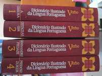 Dicionário Ilustrado da Língua Portuguesa - 4 Volumes