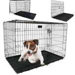 Klatka Dla Psa Kota Metalowa Kennel Kojec Transporter do Samochodu XL