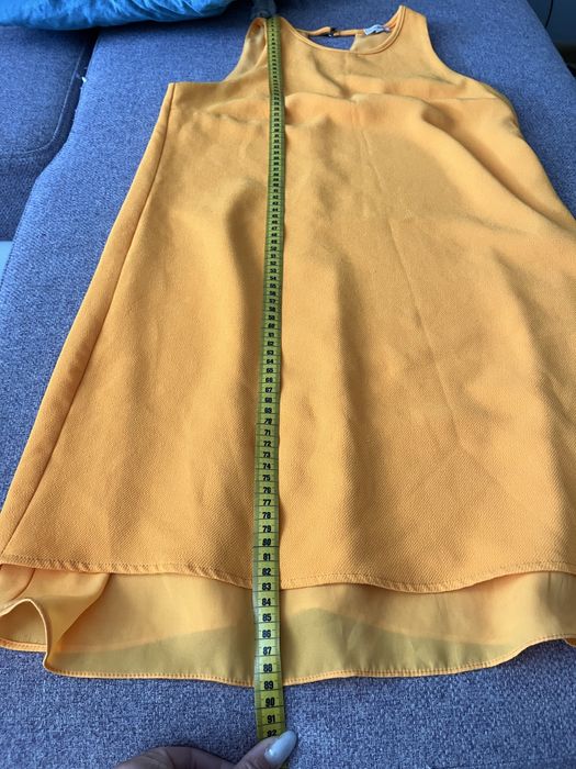 Sukienka river island pomarańczowa luźna zwiewna ramiączka