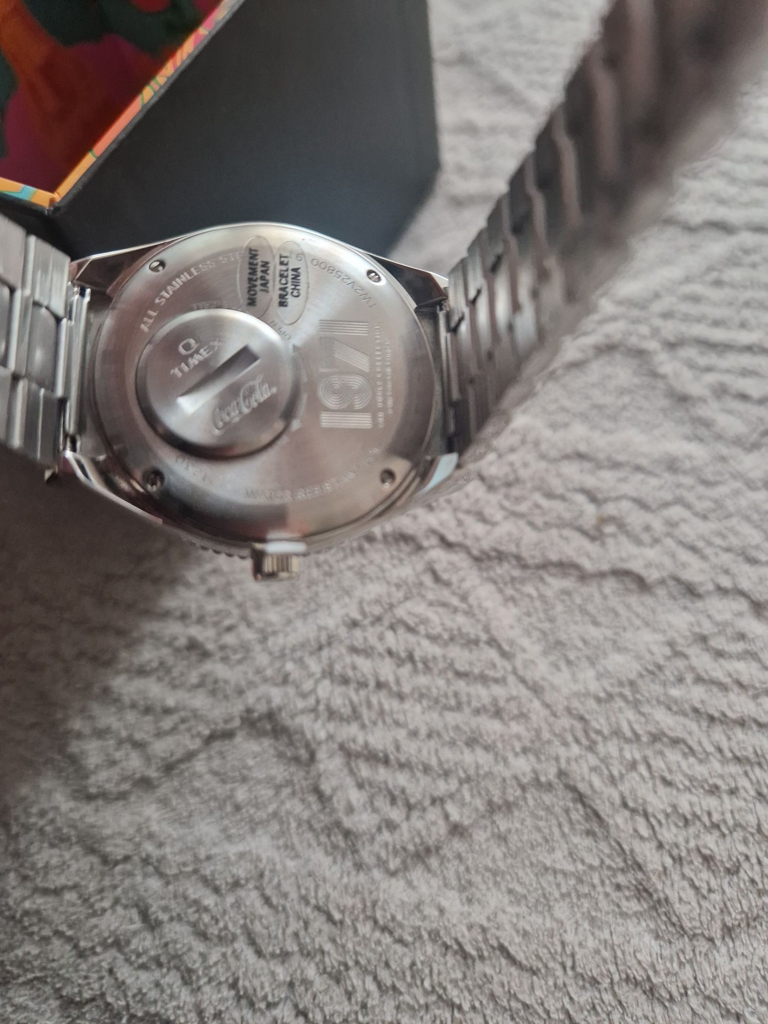 Nowy zegarek timex cocacola 1971