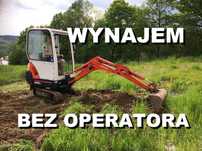 Wynajem Minikoparki Koparki bez operatora Usługi Mini Koparką Wozidło