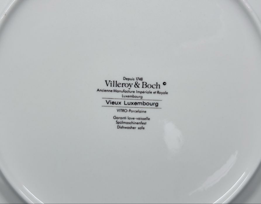 Фарфоровый столовый сервиз Villeroy Boch серия Luxembourg GDR Германия