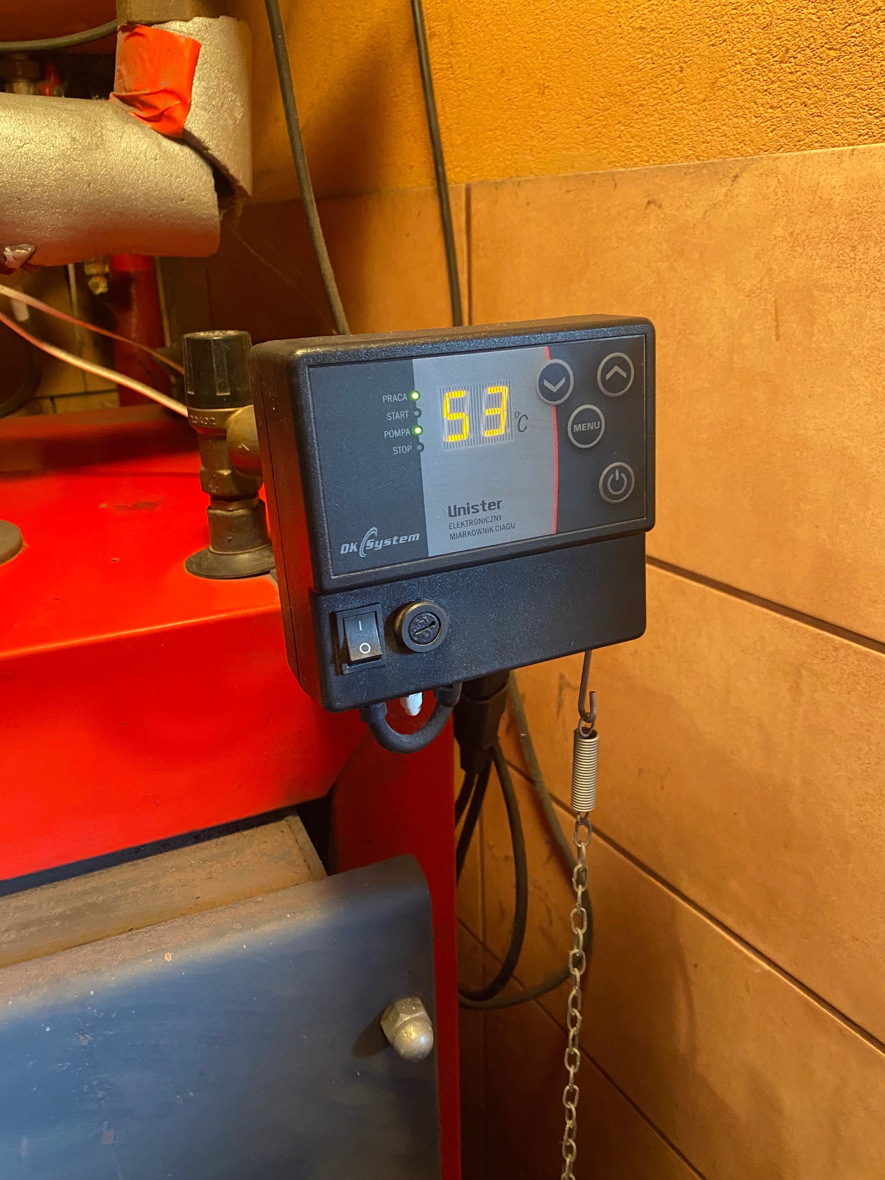 Kocioł Defro Optima Komfort Plus na paliwo stałe drzewo/węgiel 15Kw