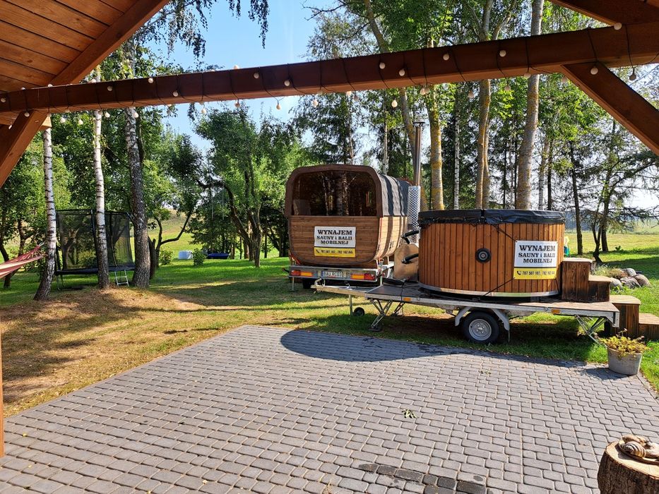 Wynajem sauny i balii mobilnej