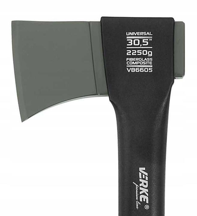 Siekiera uniwersalna FIBERGLASS toporek drewna  MOCNA 2250G 76CM