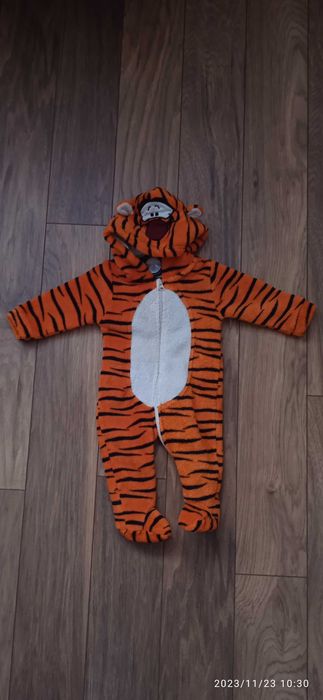 Strój tygrysa, pajac dla niemowlaka