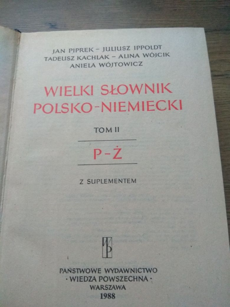 Wielki słownik polsko-niemiecki