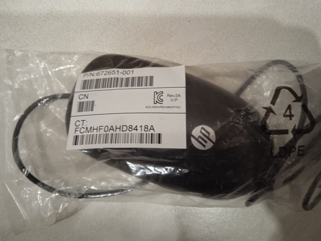 Мишка HP Optical Scroll PS/2 Black