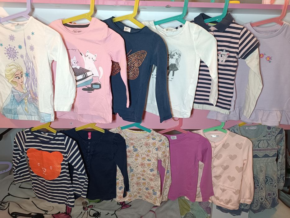 Mega paka ubrań zimowych dla dziewczynki rozmiar 98-104