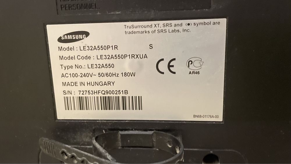 Телевизор Samsung LE32A550P1R