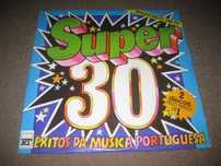 Vinil LP Duplo 33 rpm "Super 30- Êxitos da Música Portuguesa"