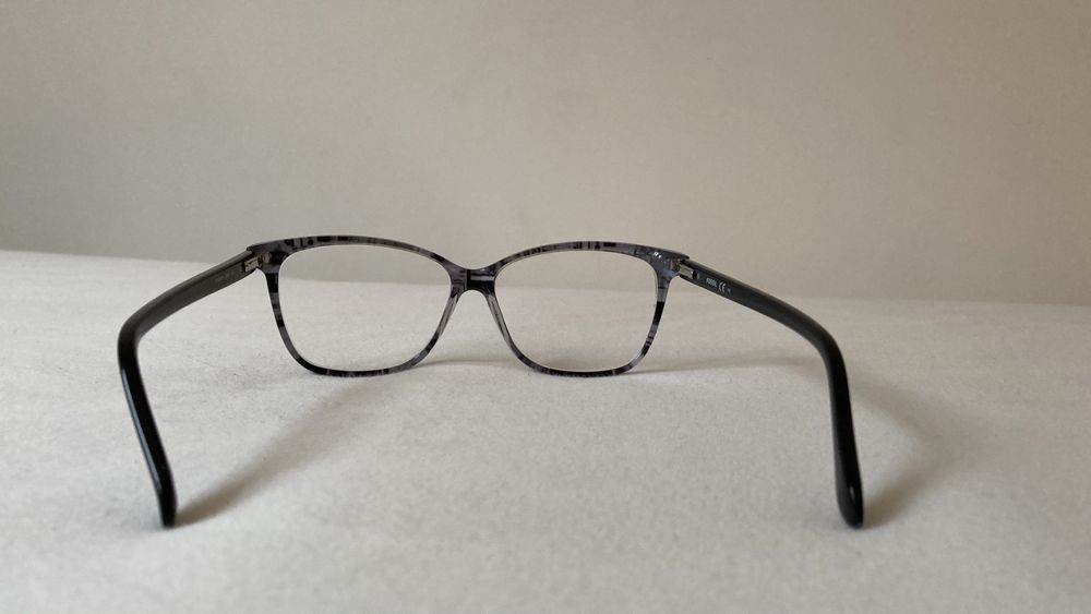 Okulary Oprawki czarne Fossil damskie