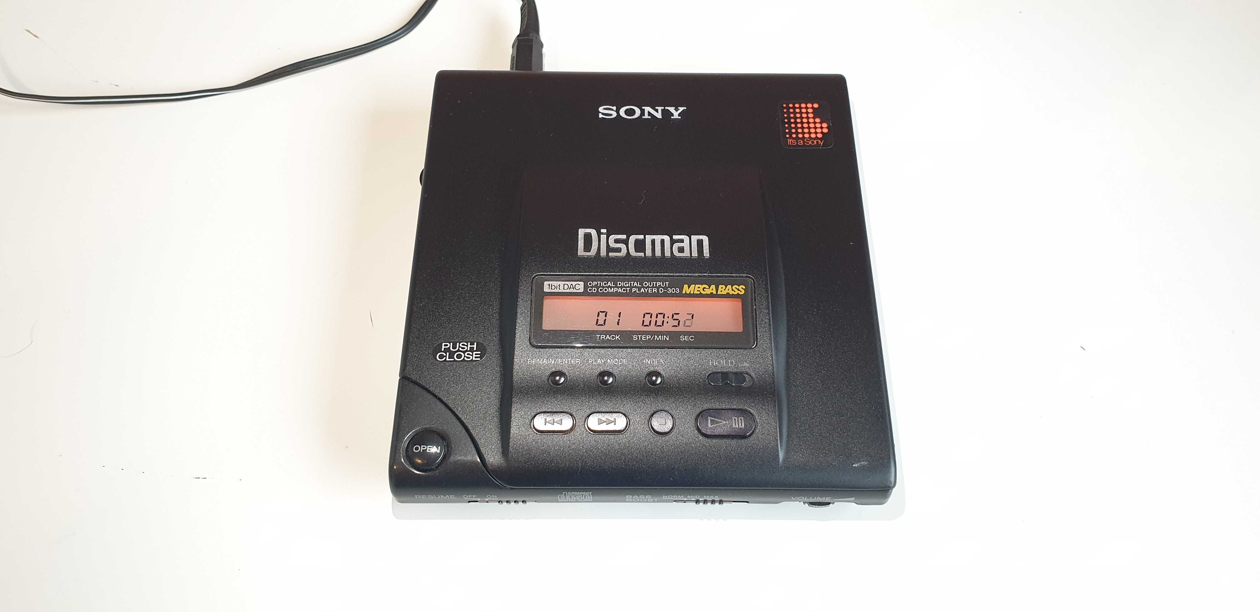 Sony D-303 discmen 1 bit DAC, Discmen, Zasilacz