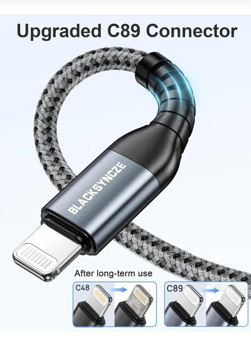 Zestaw 3 kabli do ładowania telefonu iPhone