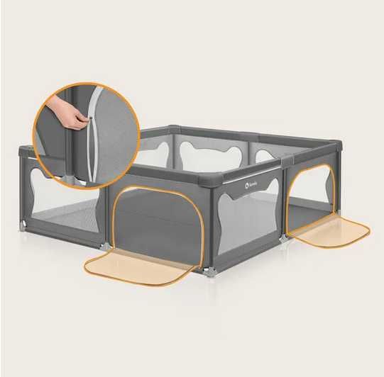 Kojec dla dziecka łóżeczko DUŻY PLAC ZABAW 207x187 cm