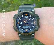 Годинник наручний  Casio AQ-S810W-3A новий оригінал сонячна батарея