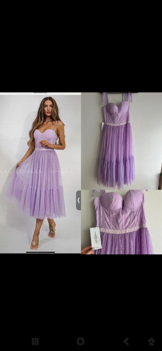 Sukienka gorsetowa midi