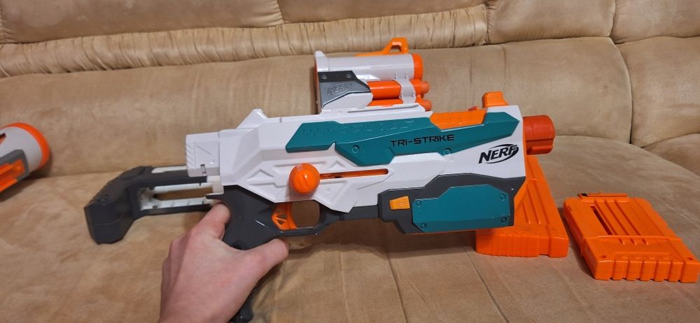 Нерф Tri - strike и много всего