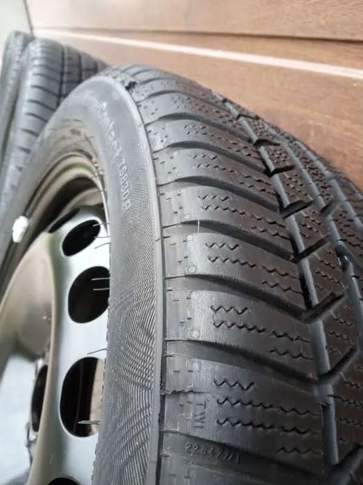 Felgi stalowe Vw 5x100 z oponami 195/50/16