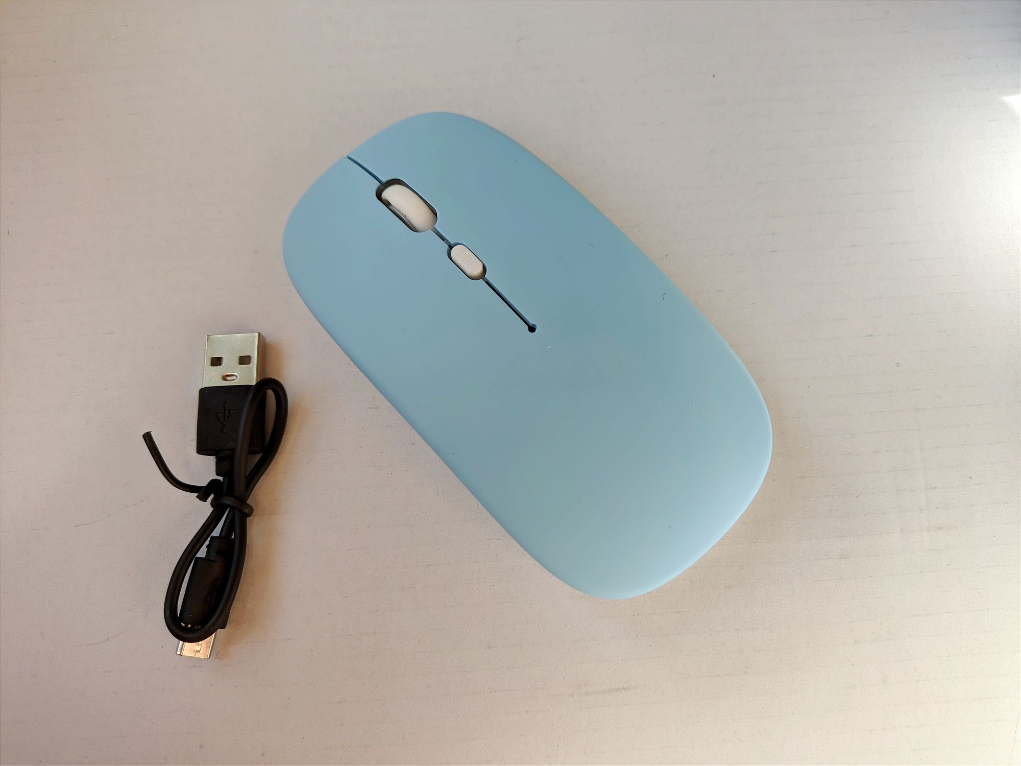 Беспроводная мышь Bluetooth + 2.4g USB с Li-ion аккумулятором