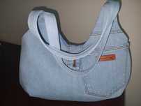 Torebka handmade z jeansu
