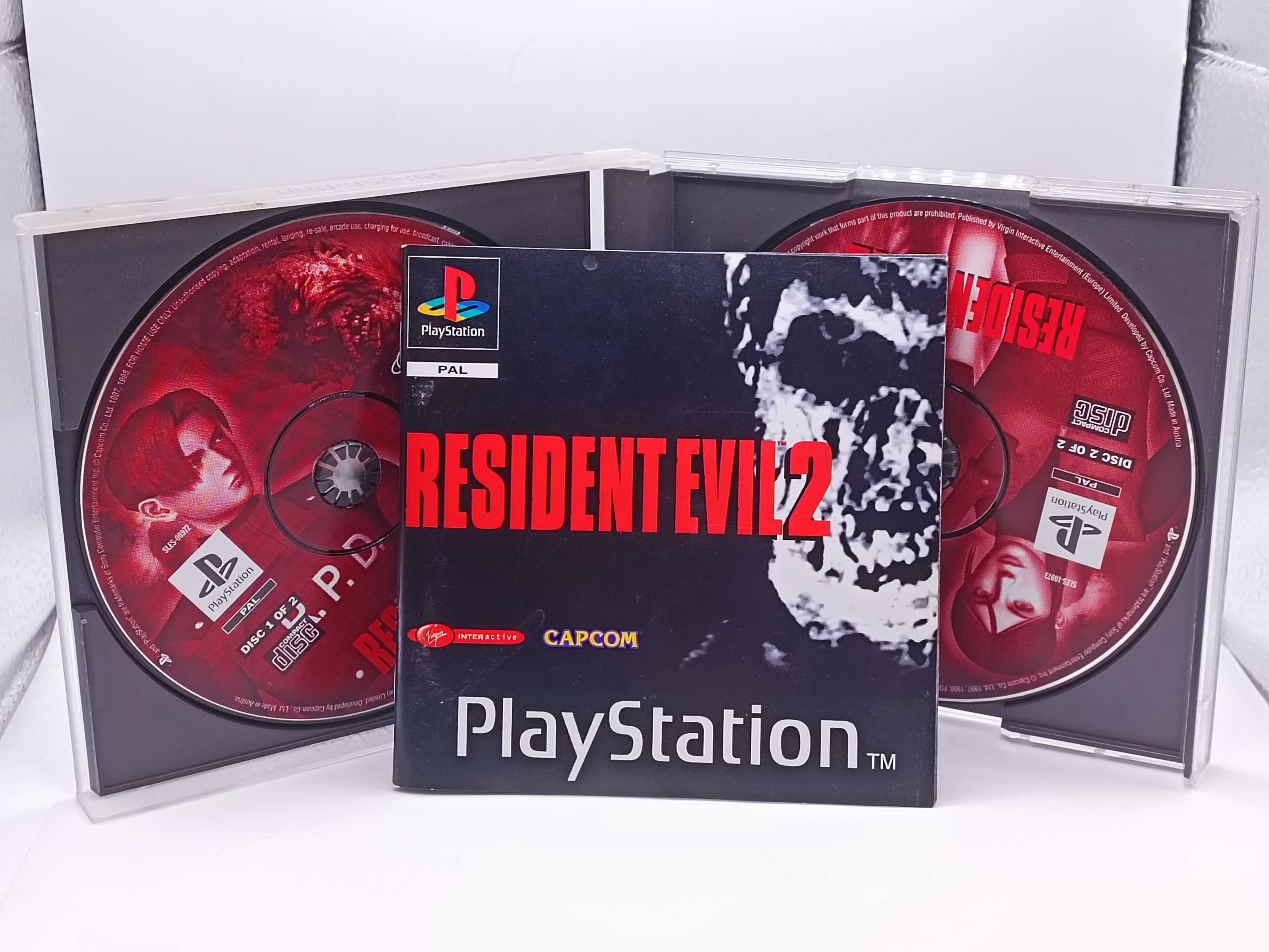 GRA Resident Evil 2 2CD NA Playstation Psx PS One 1526/05/25l