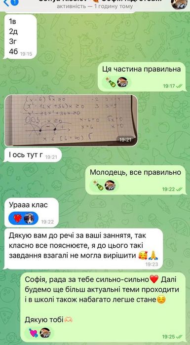 Репетитор з математики | Вчитель з математики | НМТ, ЗНО, ДПА