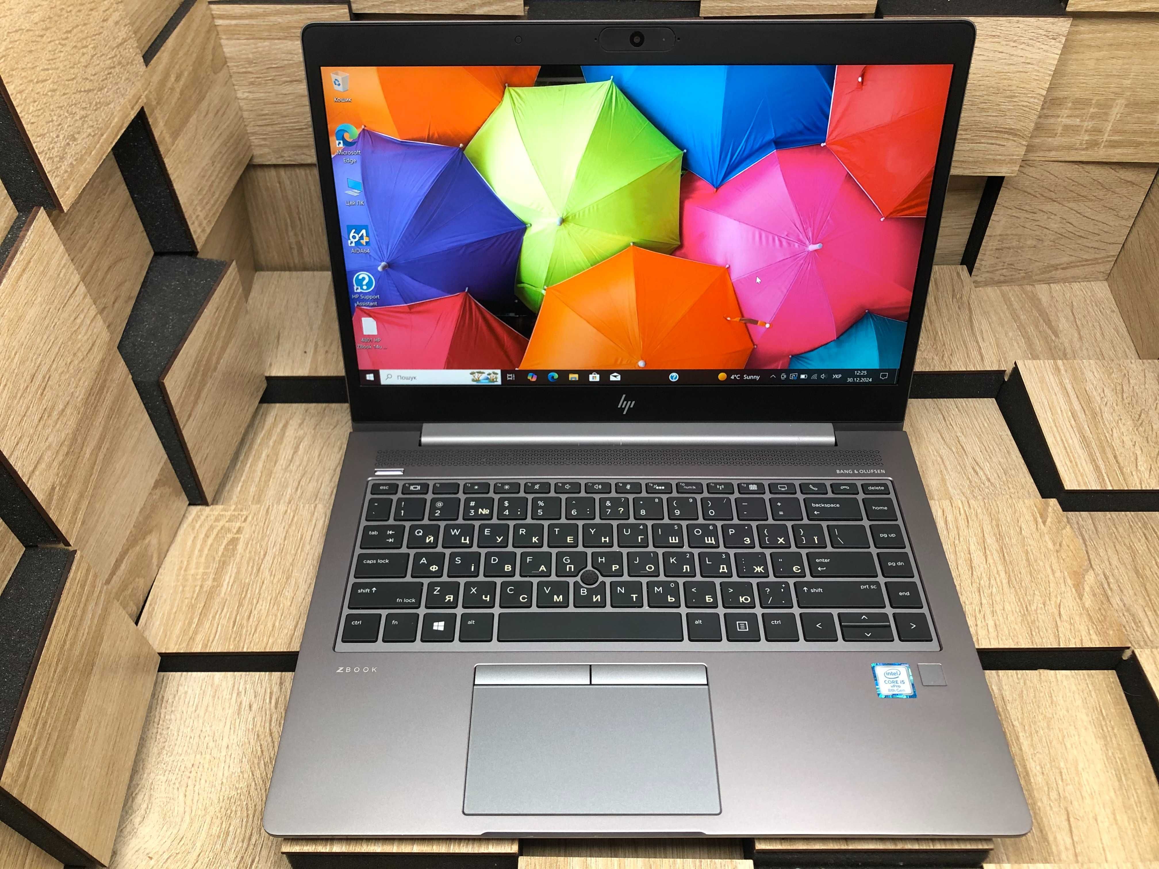 №4801 Ноутбук HP ZBook 14 G5 14" FHD IPS/i5-8350U/8Gb/SSD256Gb