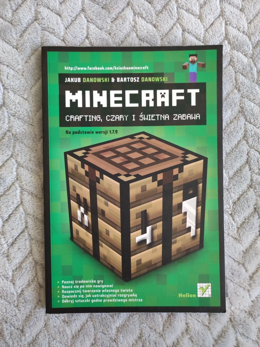 Książka Minecraft crafting, czary i świetna zabawa. Danowski JAK NOWA