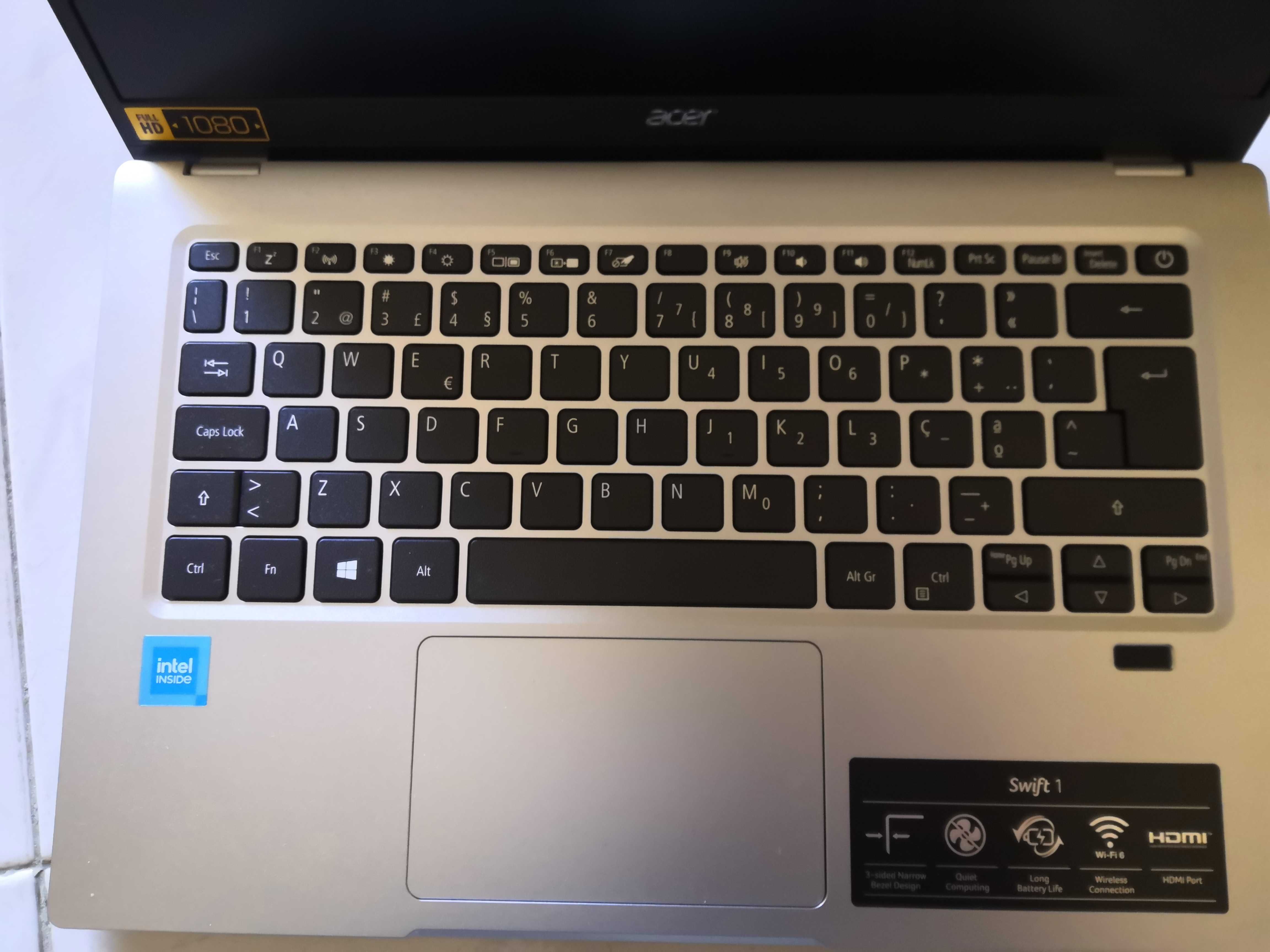 Portátil Acer Swift 1 N20H2 (1 mês de uso)