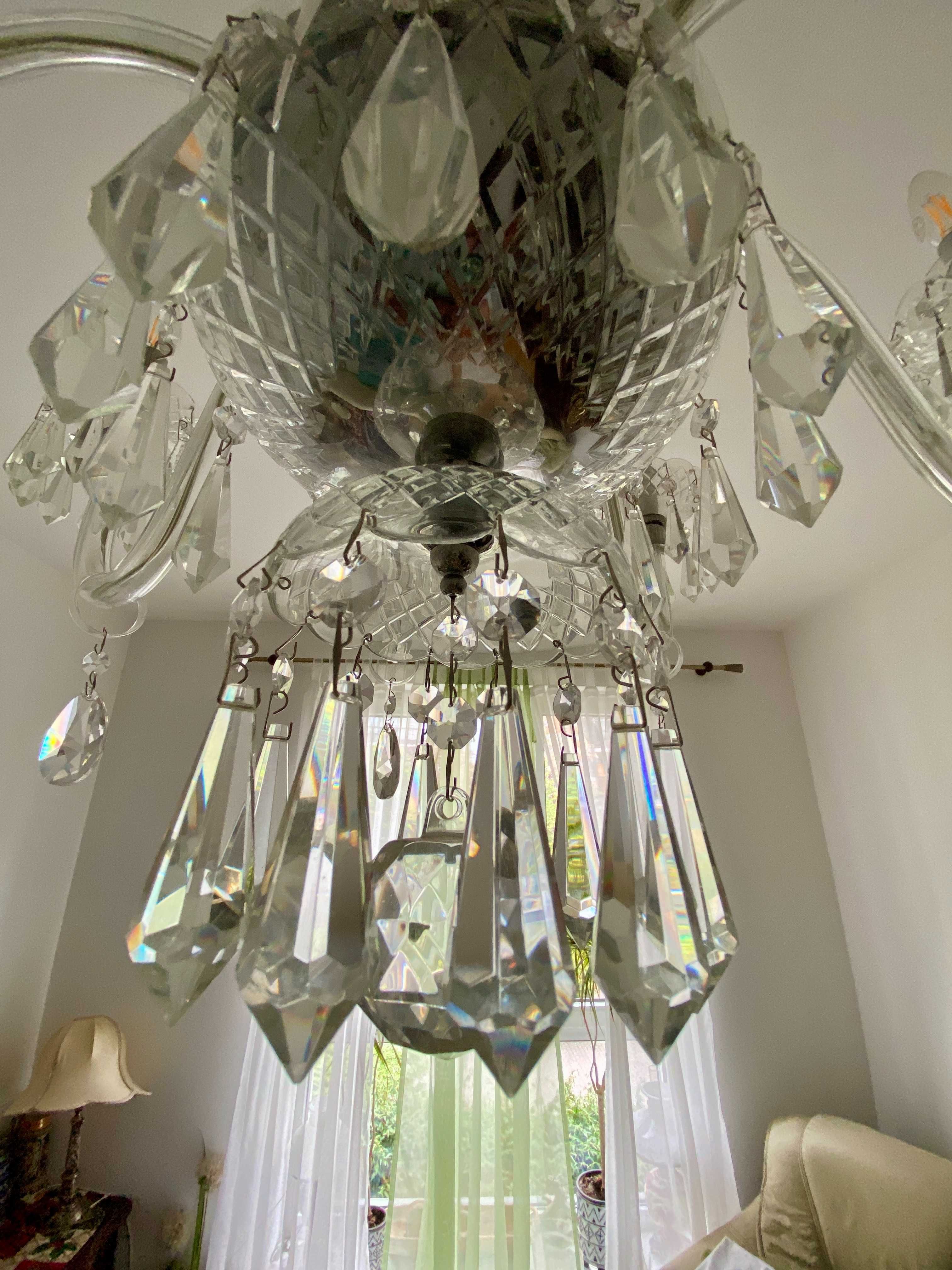 Ekskluzywny Żyrandol Vista Alegre Diamond 8 Ramion Kryształowy