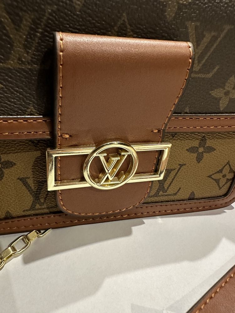 Torebka Louis Vuitton Mini Dauphine Mała Brązowa