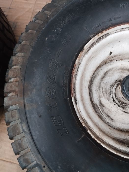 Kółka do traktorka kosiarki przednie 15x6.00-6 cena za 2