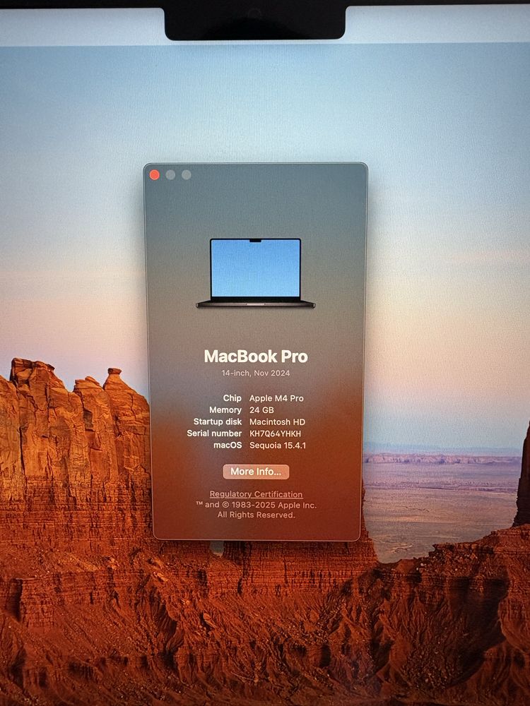 MacBook Pro 14 M4 Pro 24/512