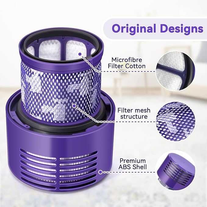 4 Filtr do odkurzacza Dyson, wymienne filtry do Dyson V10 SV12 Cyclone