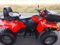 Quad Arctic Cat 500 Long 4x4*Dokumenty L7e*Kufer*Hak*Grzane Manetki*