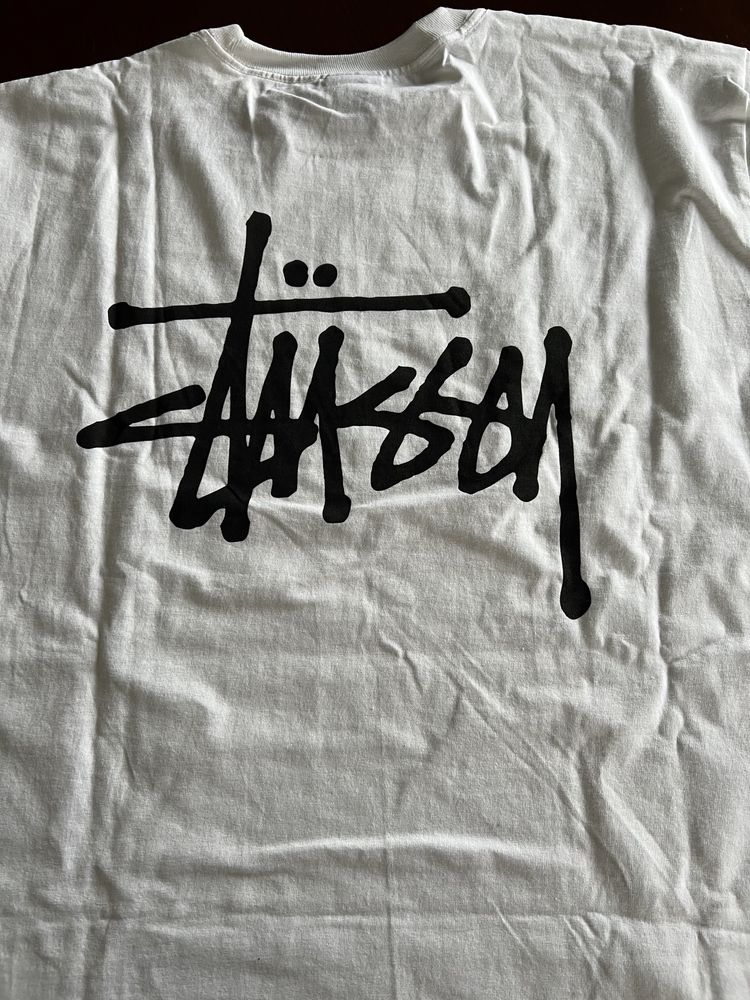 Stussy White Basic T-Shirt