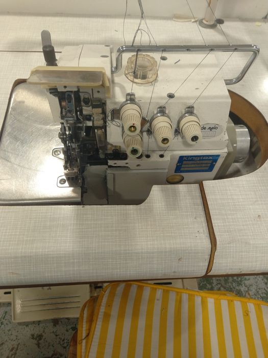 Lote de Máquinas de Costura Industriais – Juki, Brother, Singer, Kingt
