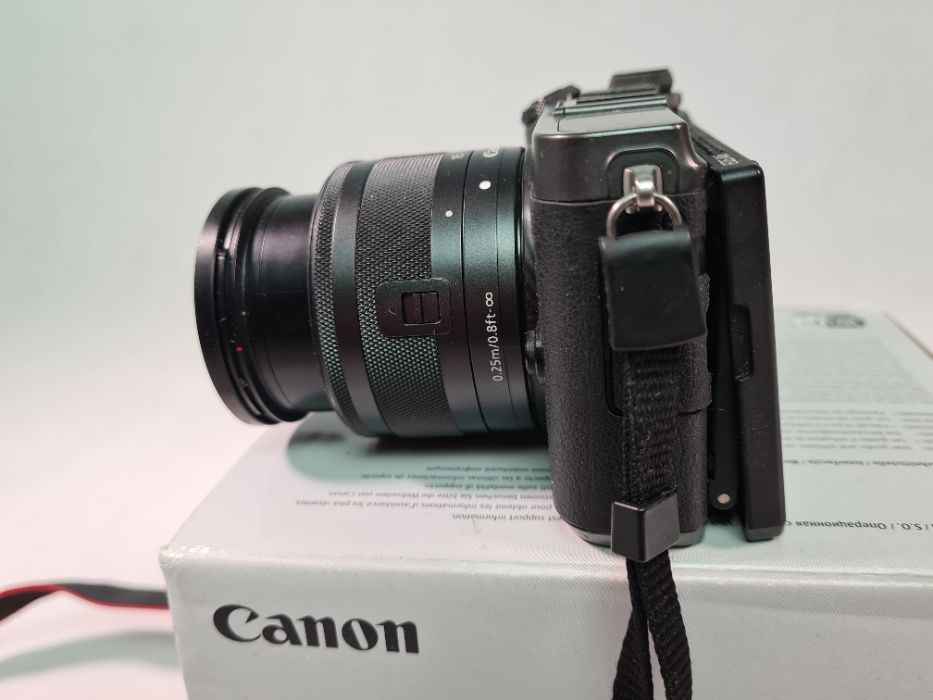 Aparat Canon EOS M6 + Obiektyw 15-45mm f/3.5 - 6.3 IS + Ubezpieczenie