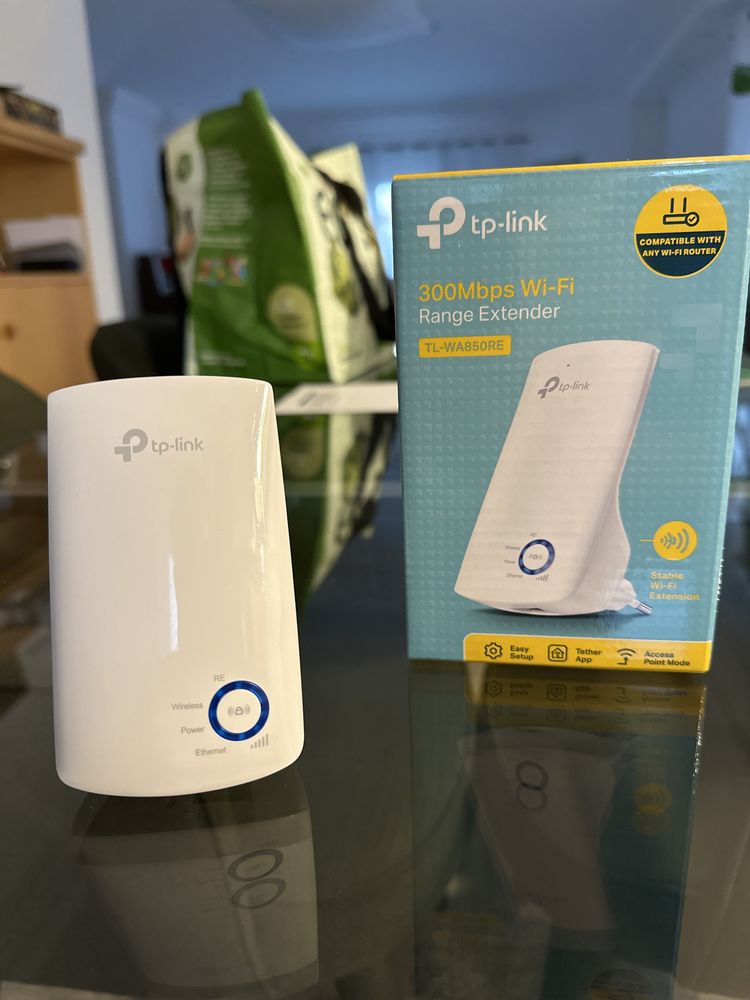 Repetidor de Sinal TP-LINK TL-WA850RE (N300 - 300 Mbps)