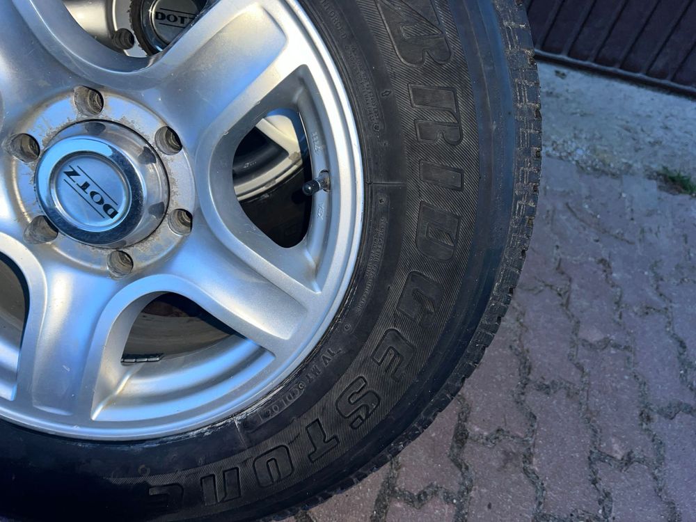 Koła do  Mitshubishi L200 z oponami Bridgestone Dueler 245/70 R16