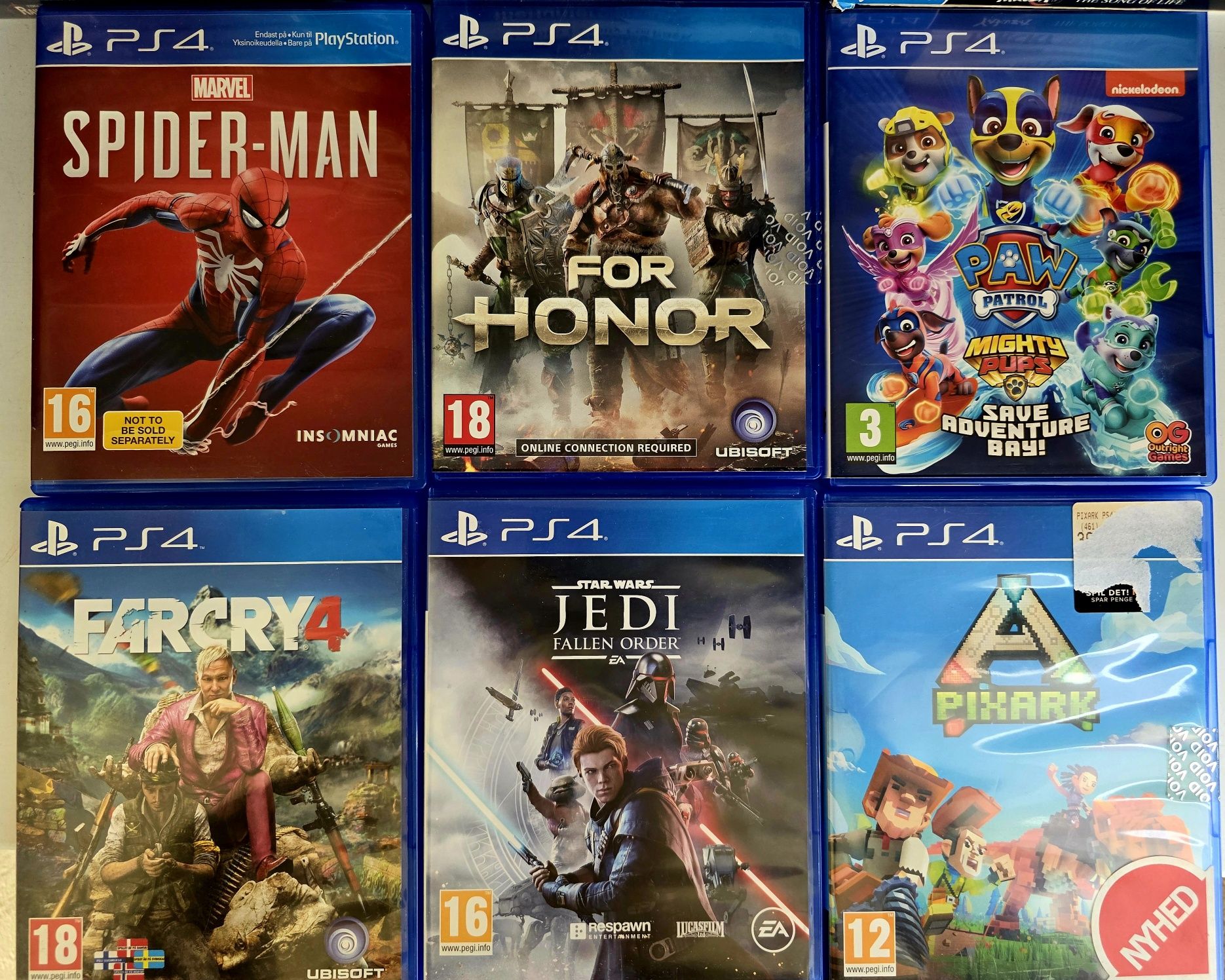 Playstation 4 gta gow spiderman assassin's