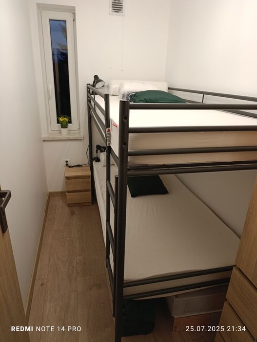 Rezerwacja/ Łóżko piętrowe z materacami 90 na 200