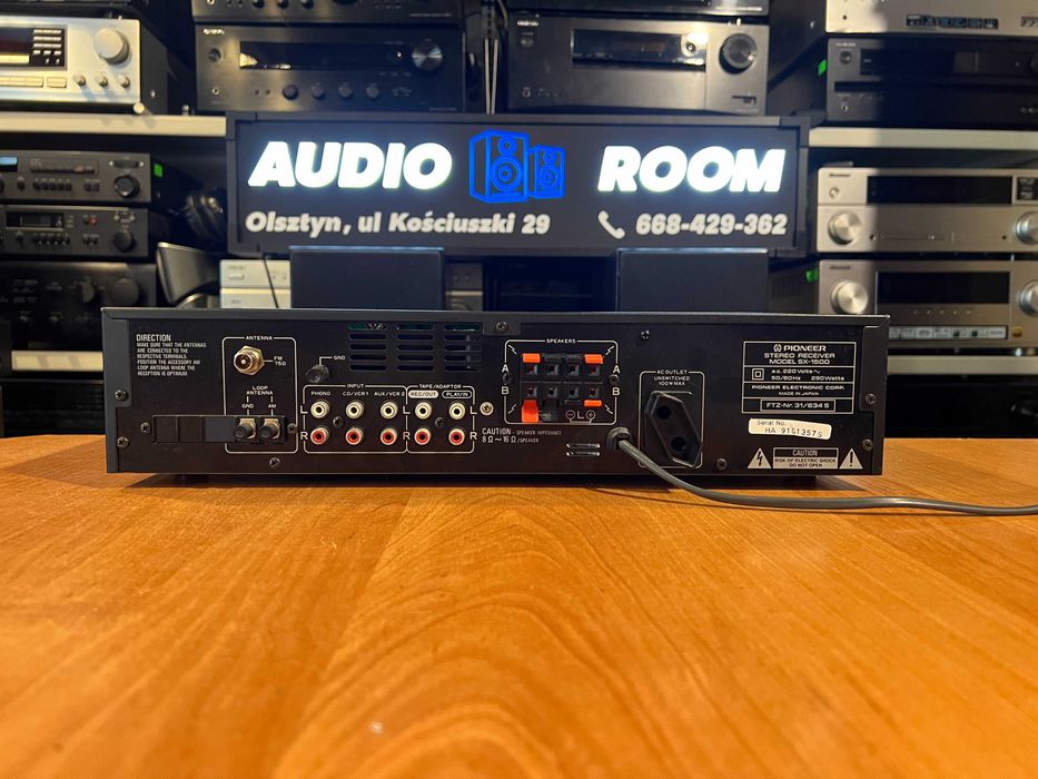 Amplituner Pioneer SX-1500 Stereo, Audio Room