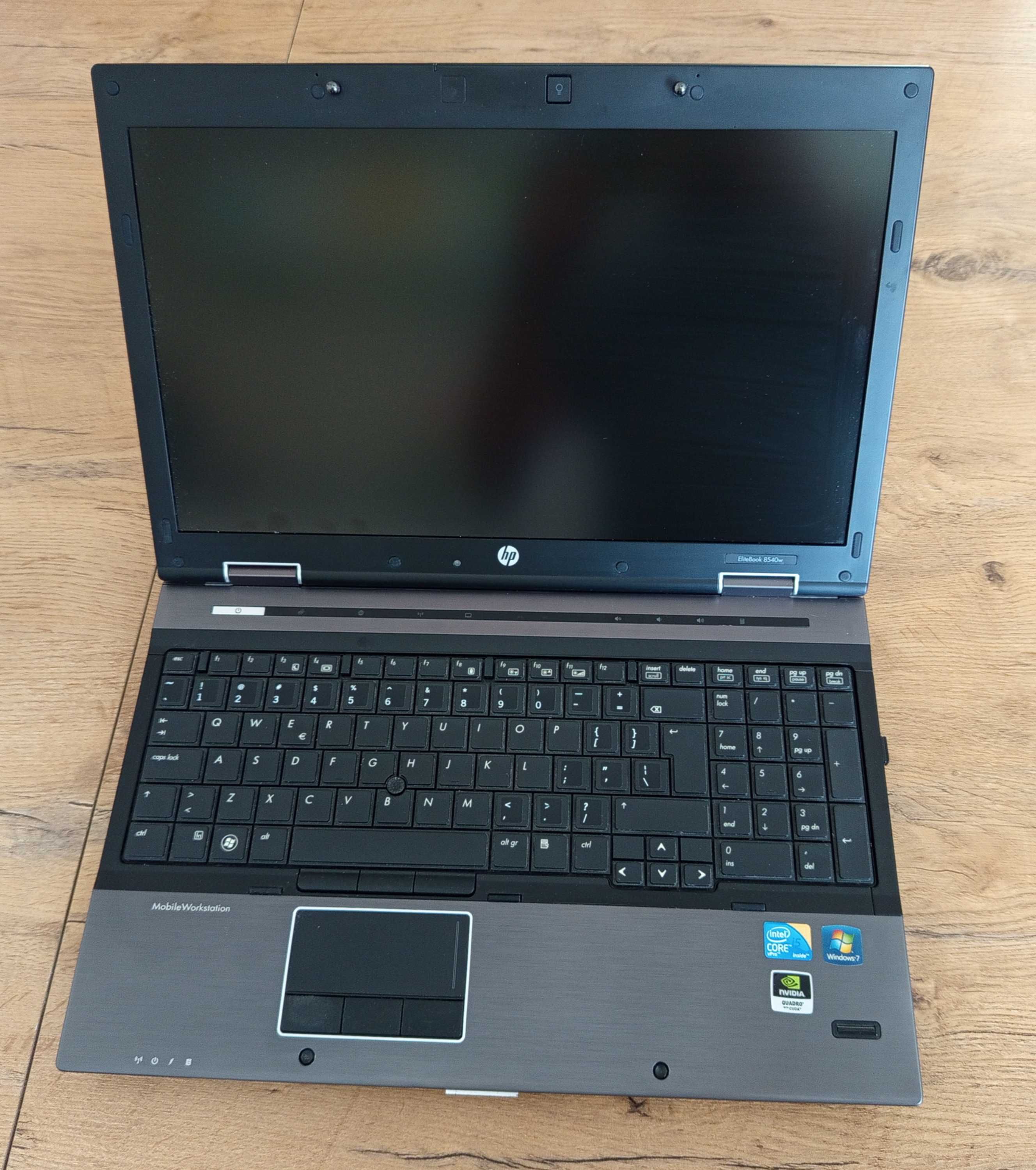 Laptop HP EliteBook 8540w 15,6" Intel Core i5 8 GB / 320 GB szary