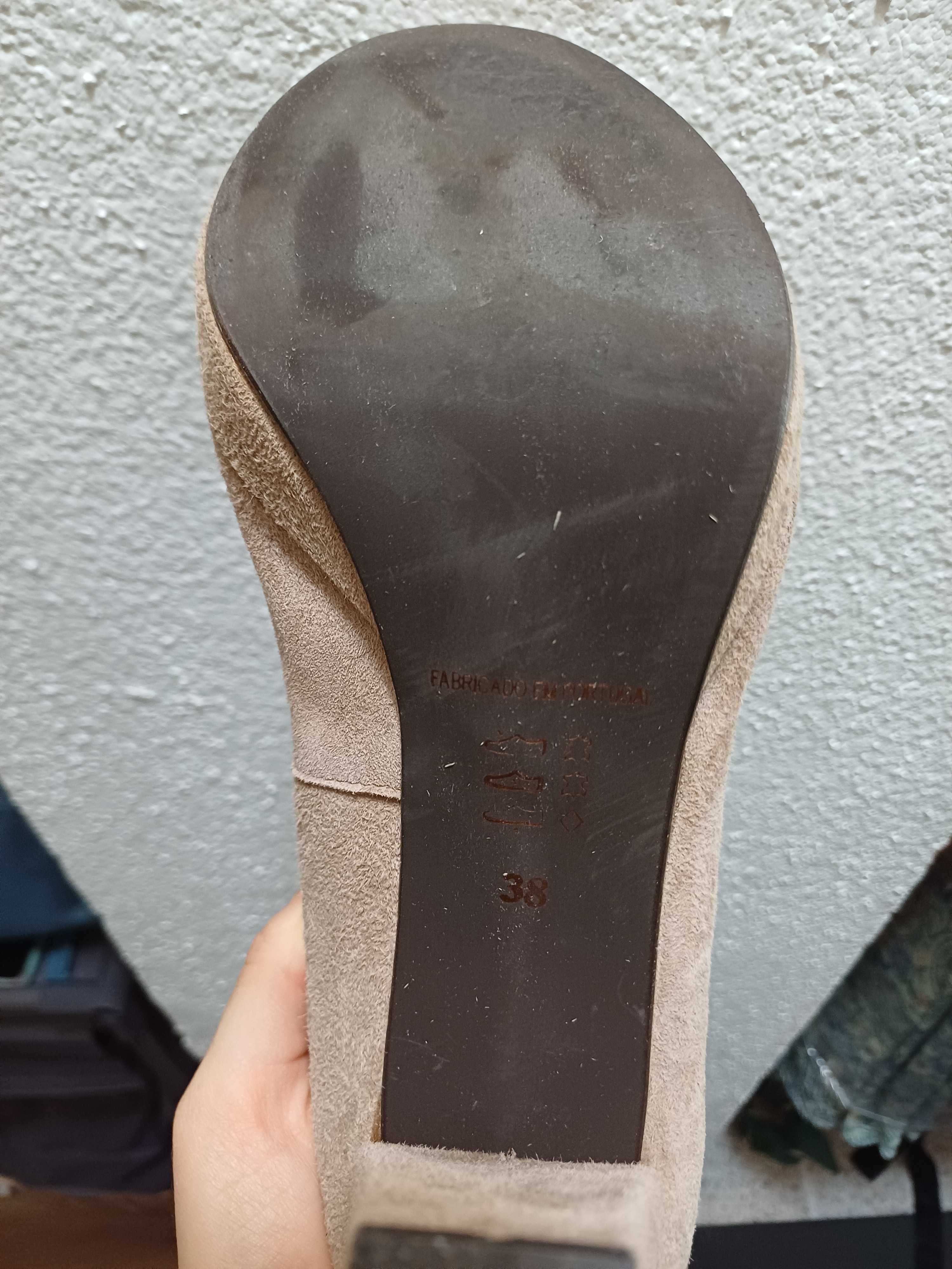 Sapatos camurça Tapadas